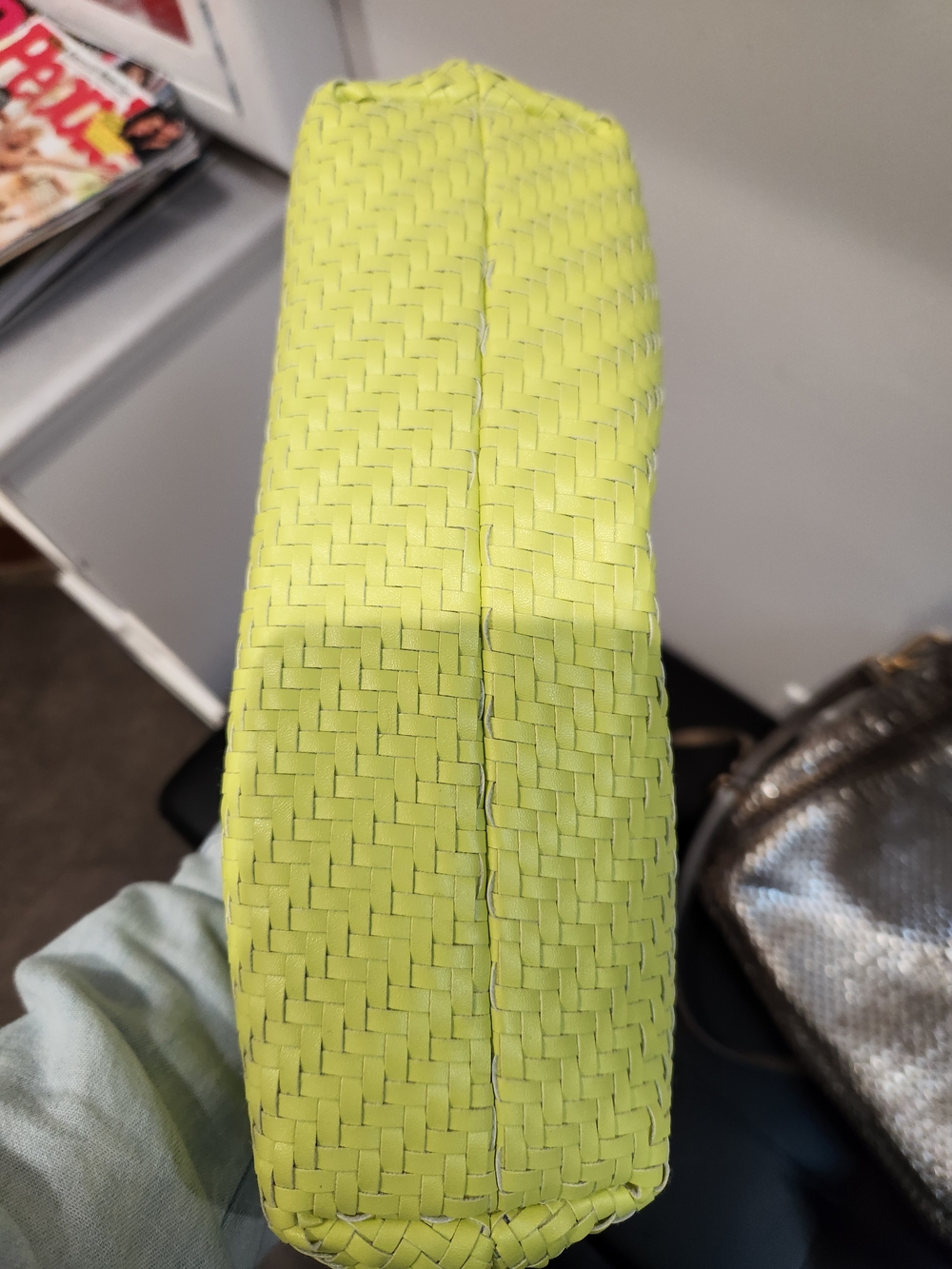 Anthropologie Chartruese Woven Clutch Bag - Women - Picture 4 of 4